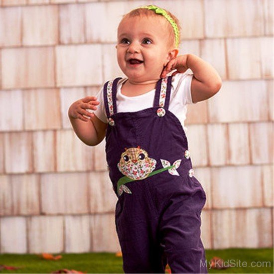 Baby Girl In Purple Dress-MK456023