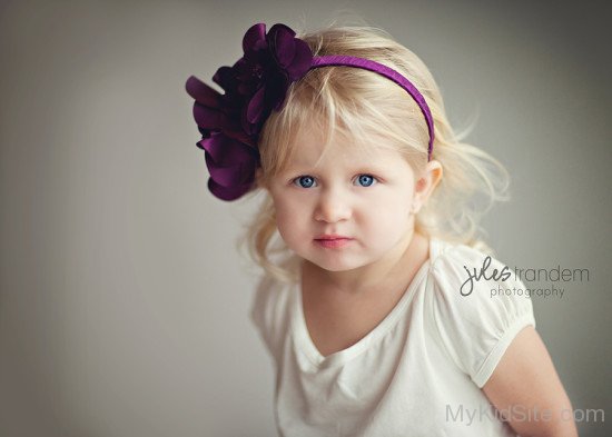 Baby Girl In White Dress