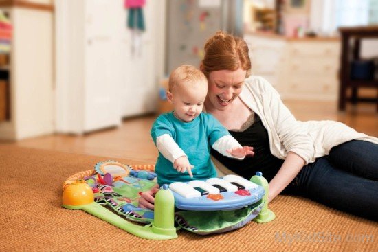 Baby Playing Piano