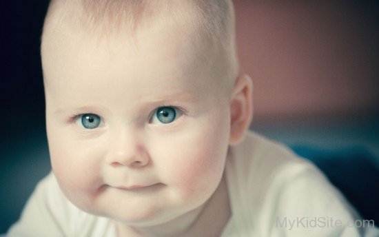 Cute Baby Boy Blue Eyes-MK123