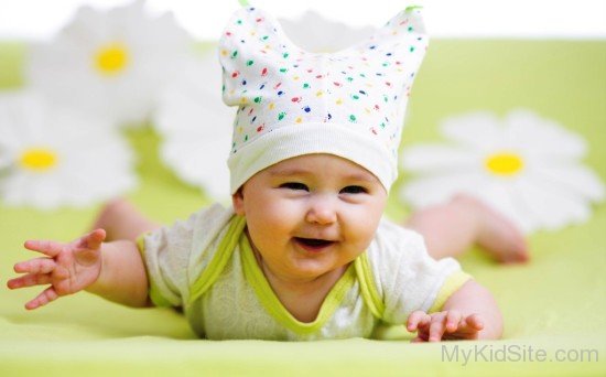 Cute Baby Girl With Nice Hat