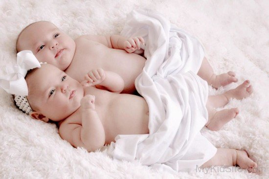 Cute Twins Babies