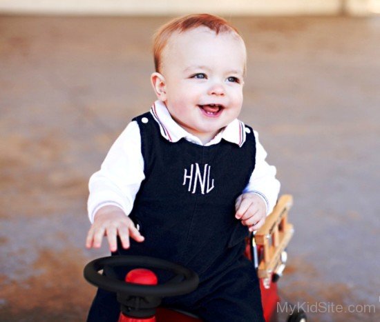 Cutest Baby Boy Driving-MK456065