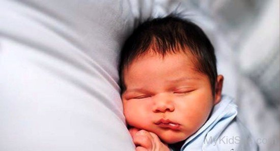  Baby Boy Sleeping On Pillow