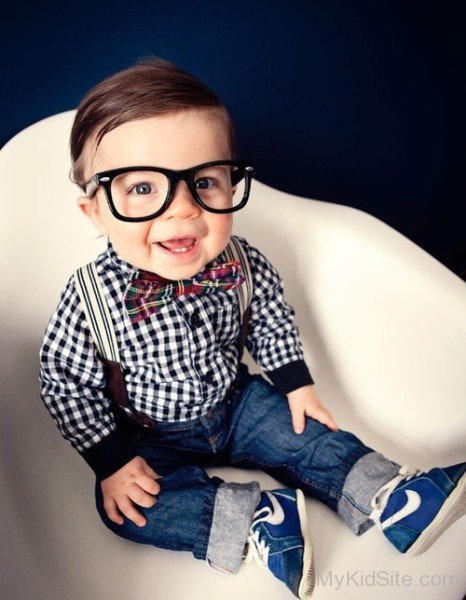 Stylish Boy Wearing Glasses