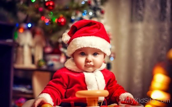 Sweet Baby Like Santa Clause Attire-MK123