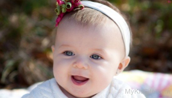 Little Baby Girl Smiling