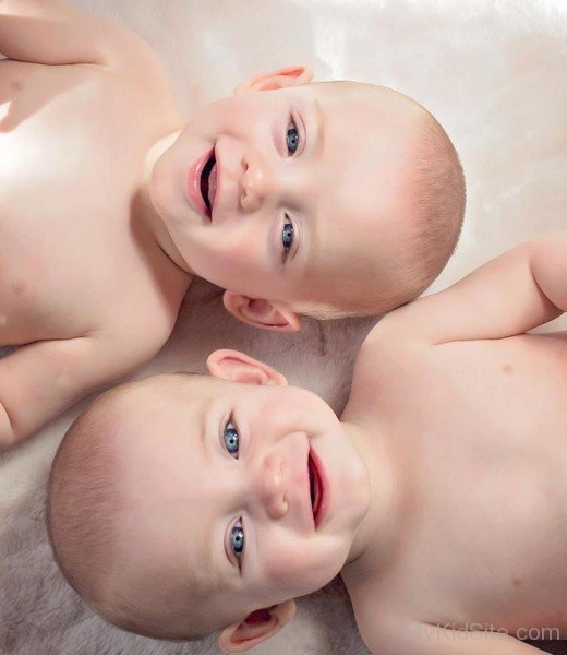 Sweet Twins Smiling
