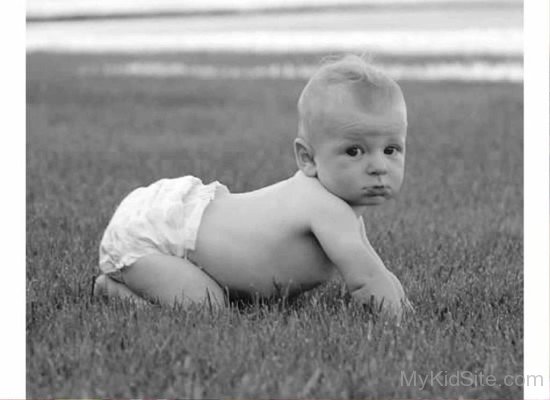 Sweetest Baby Boy In Park-MK456156
