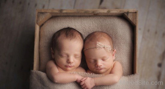 Twins Baby Sleeping