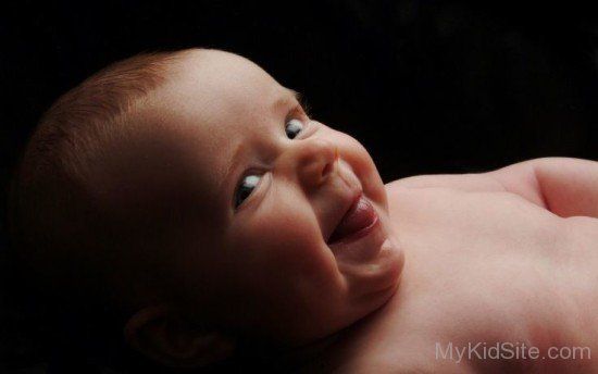 Charming Baby Boy Smiling