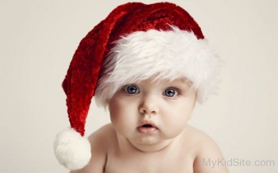 Cute Baby in Christmas Dress -img1