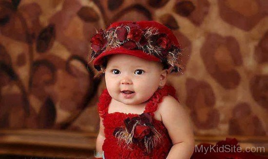 Baby Girl Red Dress-cu50