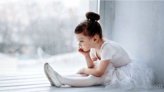 Sad Ballerina Girl