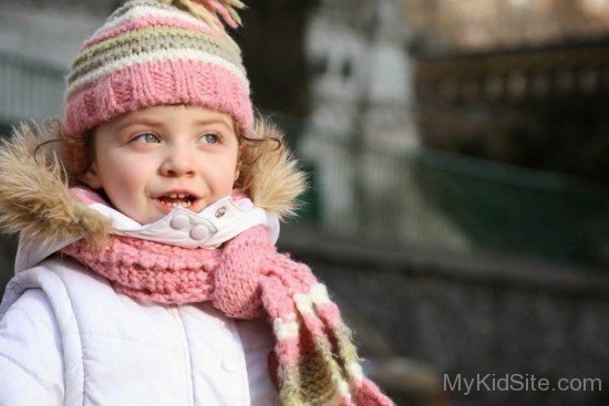 Stylish Girl With Scarf